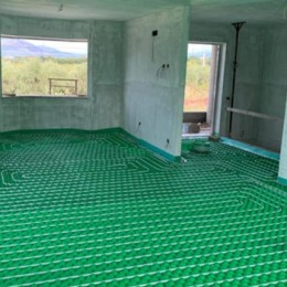 Realizzazione impianto a pavimento con pannelli radianti