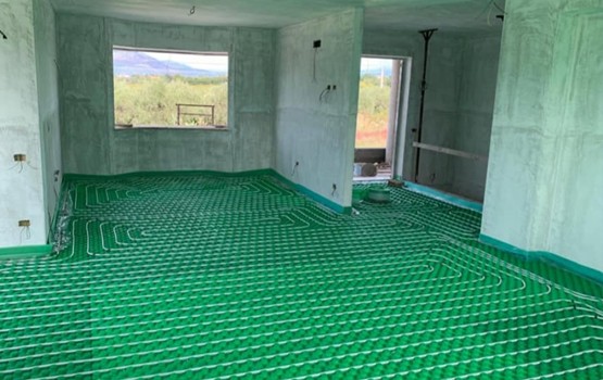 Realizzazione impianto a pavimento con pannelli radianti